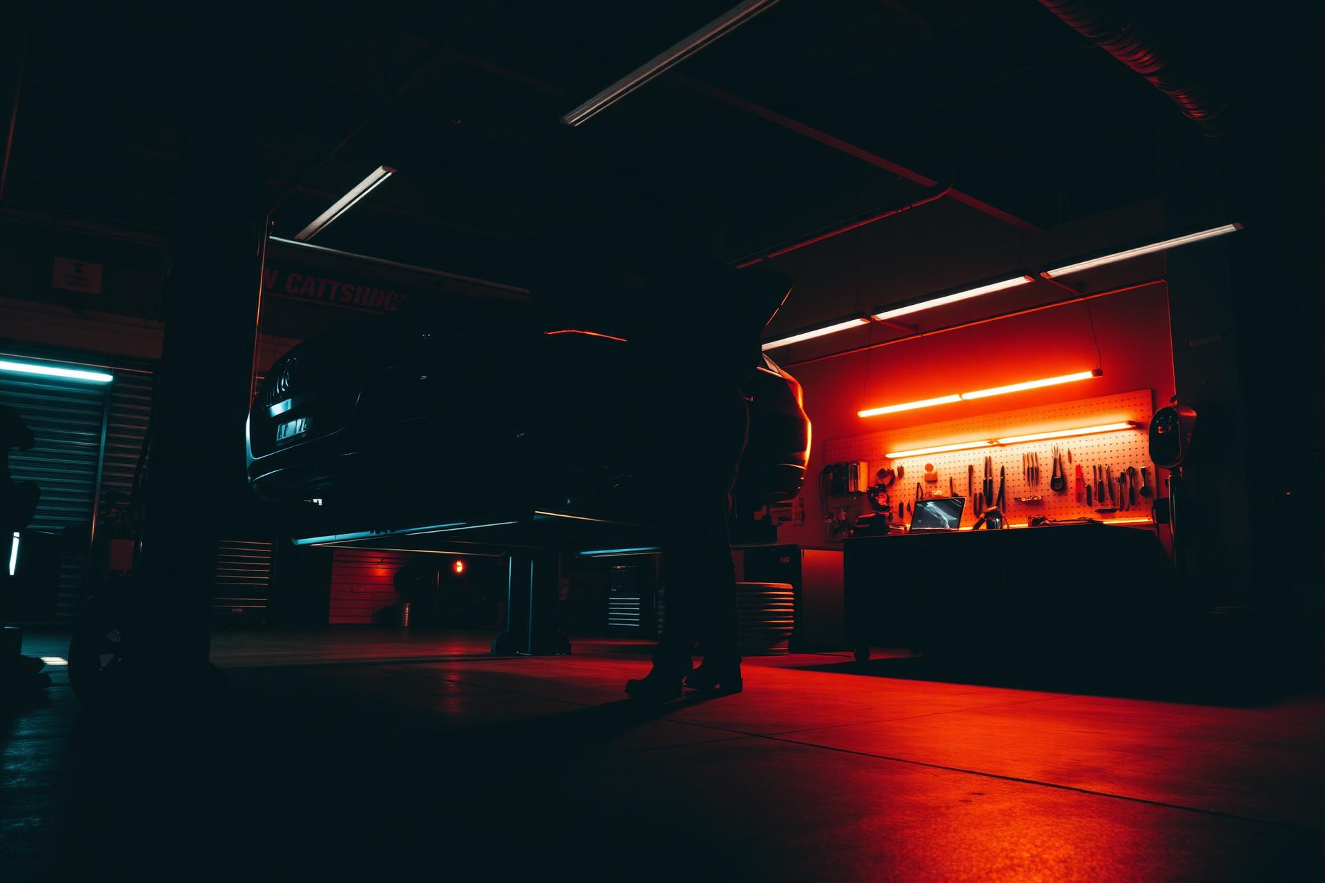 Yocum Street Garage interior